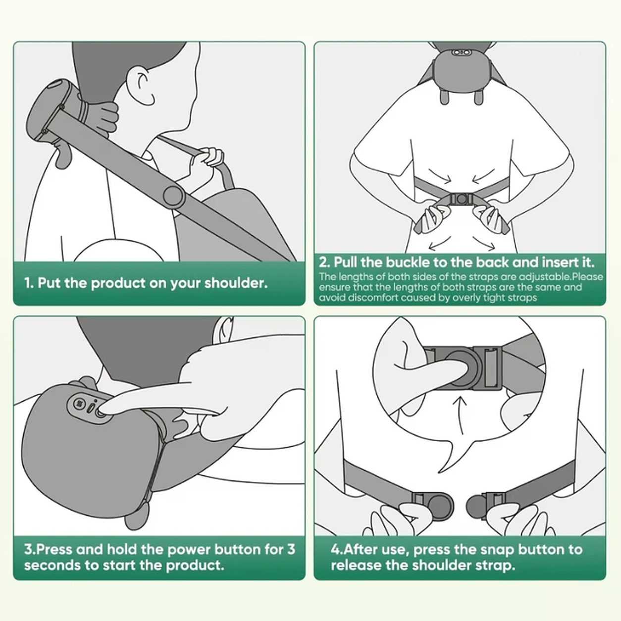 Wireless Neck Massager with Heat