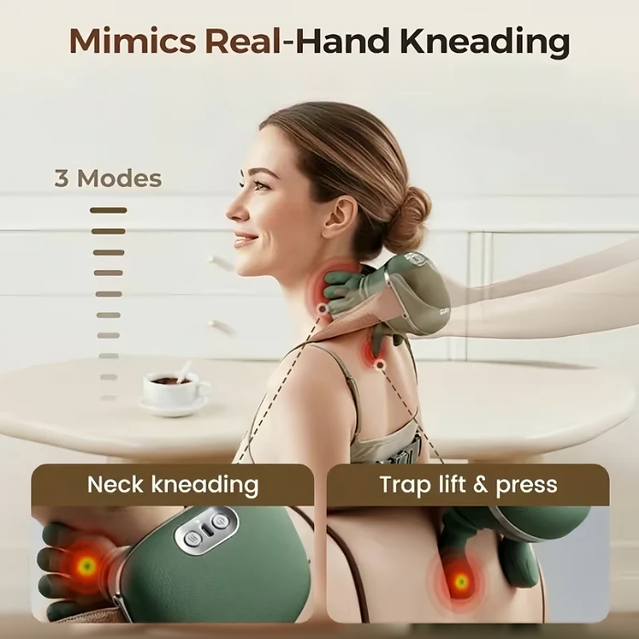 Wireless Neck Massager with Heat