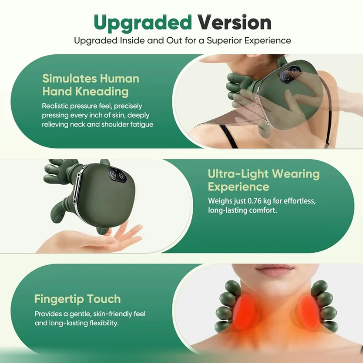 Wireless Neck Massager with Heat