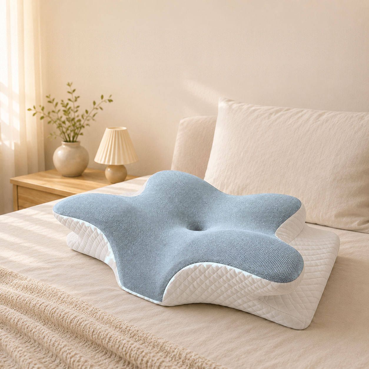 Ergonomic Memory Foam Pillow