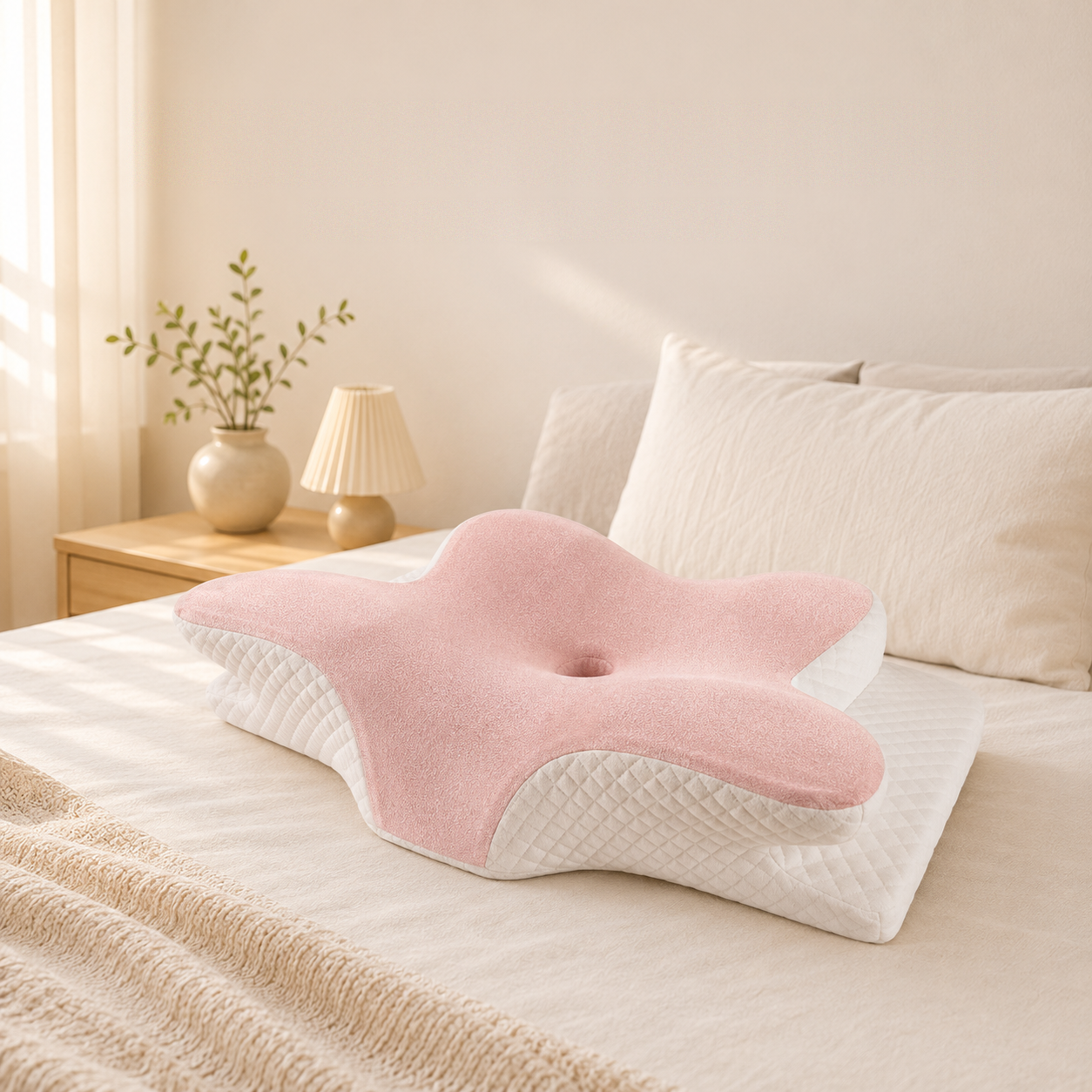 Ergonomic Memory Foam Pillow