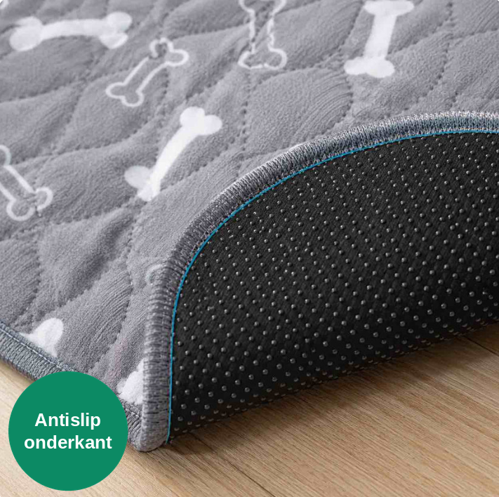 Wasbare plasmat voor honden (2-pack)